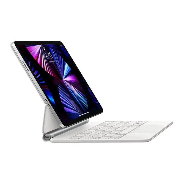 Apple Magic Keyboard - White | Compatible with iPad Pro 11" (1st-4th Gen), 12.9" (1st-6th Gen) & iPad Air (4th-6th Gen) - Image 2