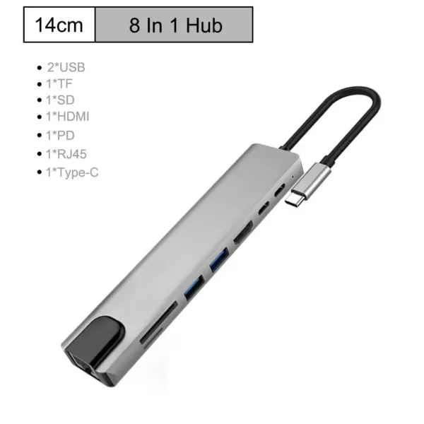 Dual Dock Type-C to 8 ports