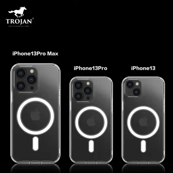Cover Magnetic Magsafe Transparent For iPhone ( 11 to 13 Pro Max ) - Image 6