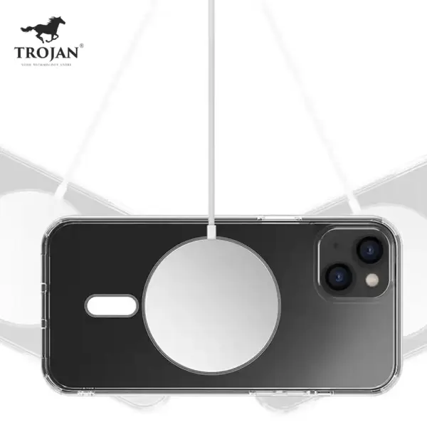 Cover Magnetic Magsafe Transparent For iPhone ( 11 to 13 Pro Max ) - Image 3
