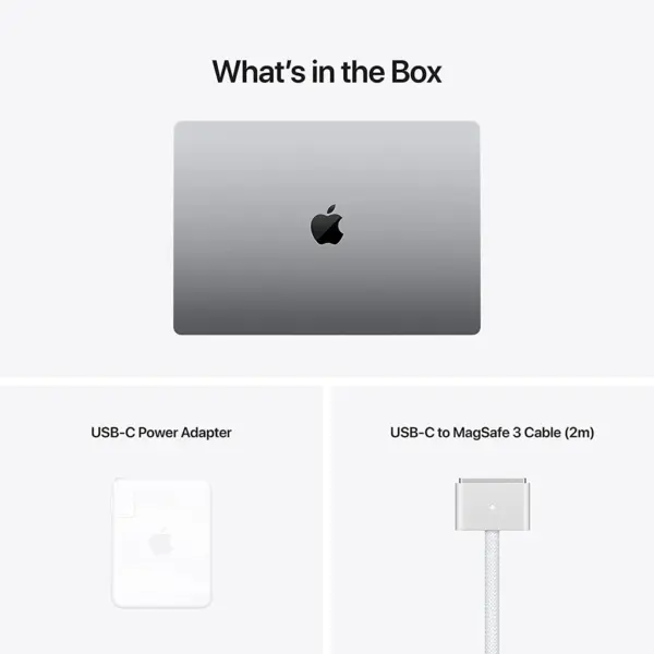 Apple Macbook Pro M1 Pro with 16-inch liquid display ( Cores 10CPU/16GPU, 16GB RAM, 1TB SSD ) ( MK193 ) - Space Gray - Image 2