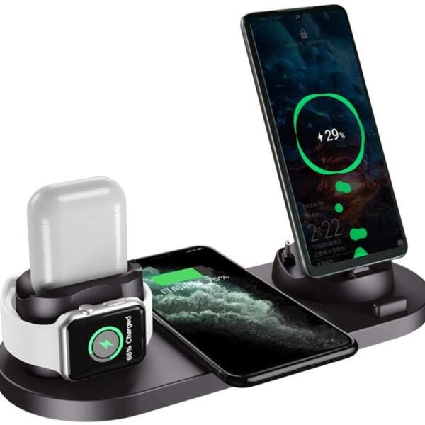 Trojan 6 in 1 Wireless Charging Station