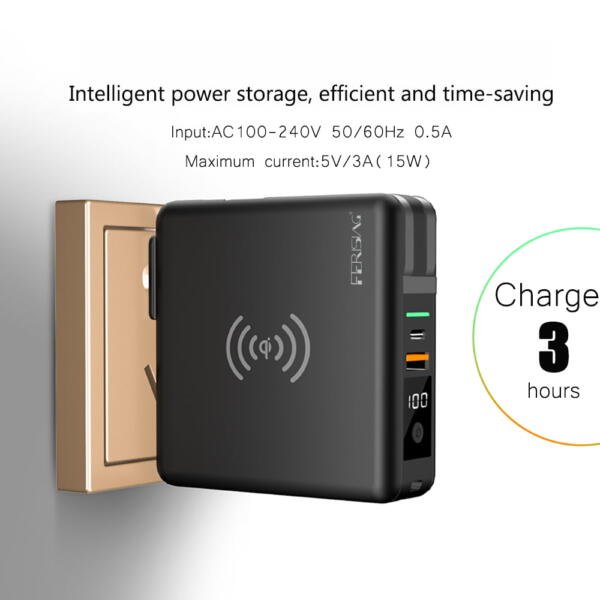 TGVIS 8000mAh 15W wireless power bank and charger - Image 1