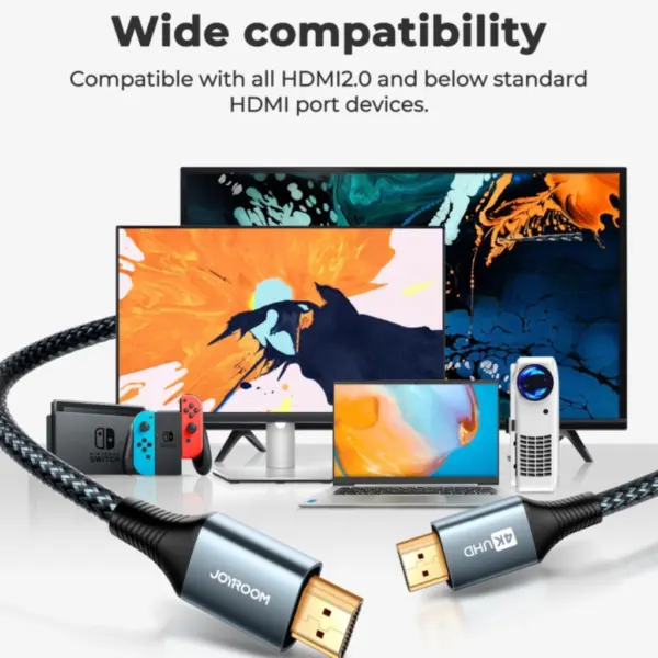 JoyRoom SY-20H1 HDMI 4K Cable (2M) - Image 3