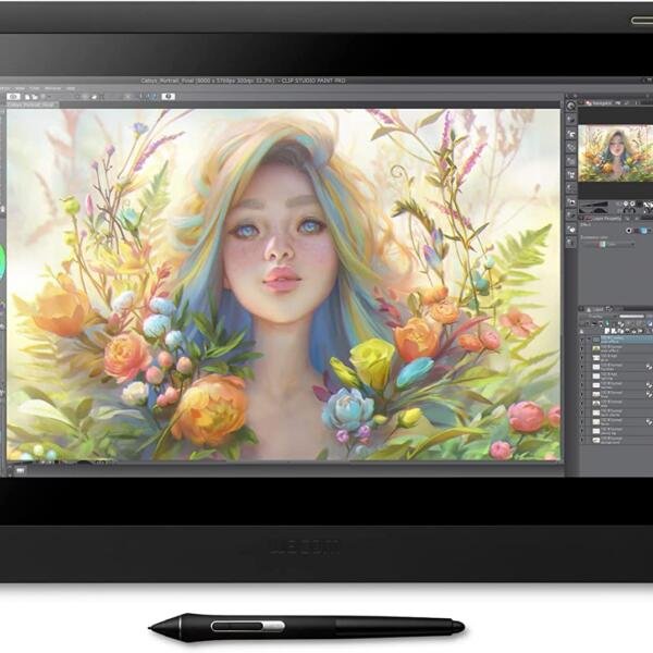Wacom DTK1660K0A Cintiq 16 Drawing Tablet - Image 1