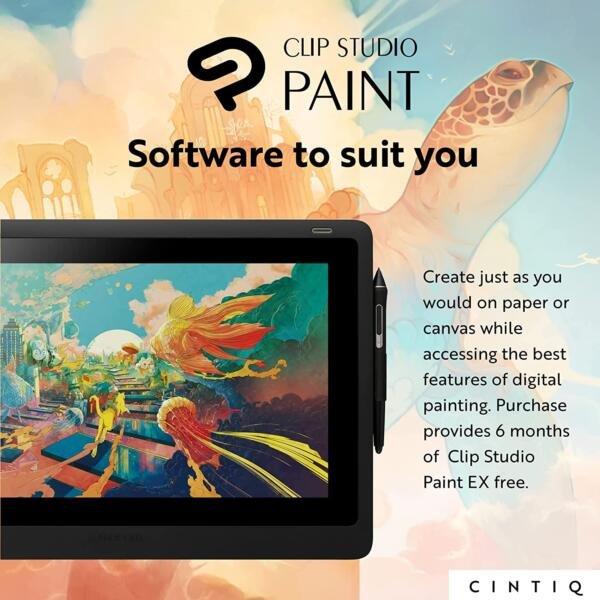 Wacom DTK1660K0A Cintiq 16 Drawing Tablet - Image 5