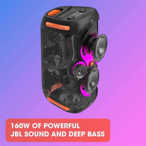 JBL - Partybox 110 Portable Party Speaker with 160W Powerful Sound, Built-In Lights and Splashproof - Image 5
