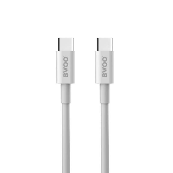 Bwoo USB C Cable to USB C Fast Charging 1-meter Data Cable Type C to Type C Cable are Compatible with MacBook Pro Type-C Devices, iPad Pro, Type-C phones and More 100W PD USB C to USB C Data Cable