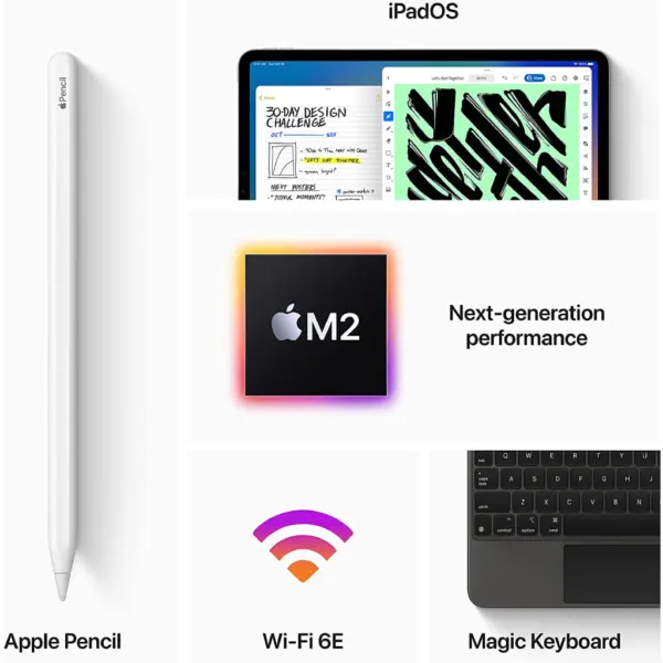 Apple 11-inch iPad Pro With M2 Chip (Wi-Fi, 128GB, 256GB) - Space Gray (4th Generation) - Image 6