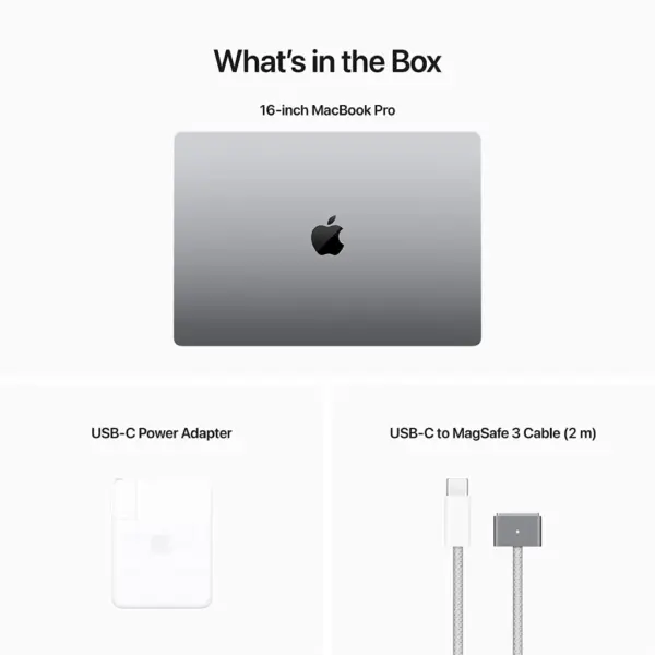 MacBook Pro 16-Inch With M2 Max chip with 12‑core CPU and 38‑core GPU: 16.2-inch Liquid Retina XDR Display, 32GB Unified Memory, 1TB SSD Storage - Space Gray - Image 6