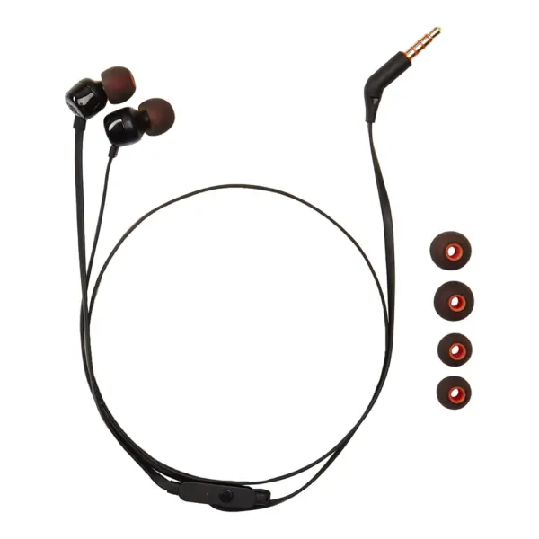 JBL Tune 110 Wired Earphone - Black - Image 2