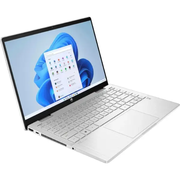 HP Pavilion x360 2-in-1 14-inch ( Touch Screen Laptop ), With Intel Core i5, 8GB Ram, 256GB NVMe M.2 SSD - Silver - Image 6