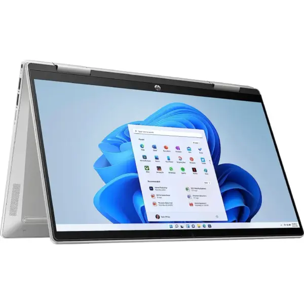 HP Pavilion x360 2-in-1 14-inch ( Touch Screen Laptop ), With Intel Core i5, 8GB Ram, 256GB NVMe M.2 SSD - Silver - Image 4