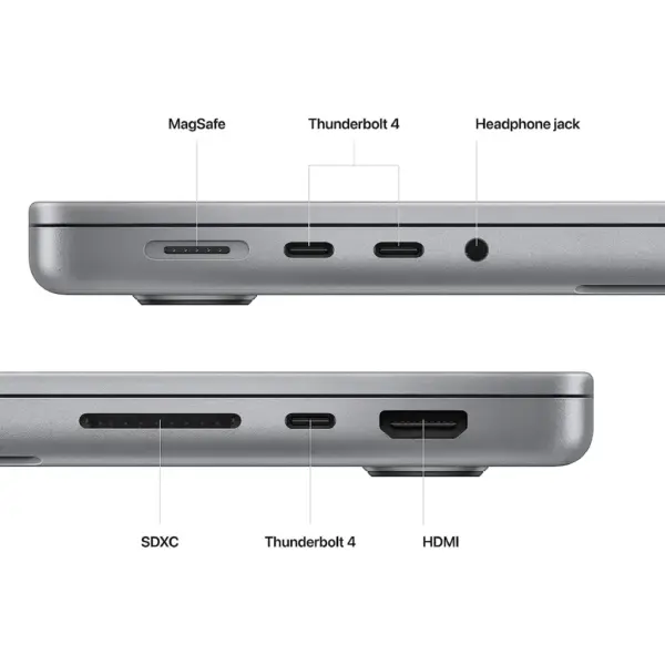 Apple MacBook Pro 14-inch Liquid Retina Display, with M2 Pro Chip ( 10Core CPU or 12Core CPU, 16Core GPU or 19Core GPU ), 16GB Ram, 512GB SSD or 1TB SSD - Space Gray - Image 2