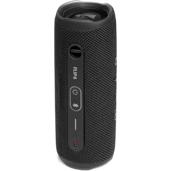JBL Flip 6 Portable Waterproof Speaker With Original Pro Sound, 2 way speaker, Deep Bass and Powerful Sound, 12 Hours Battery - Black - Image 6