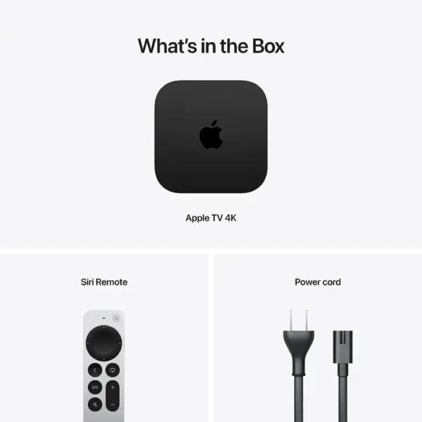 Apple TV WIFI + Ethernet with 64GB or 128GB Storage - 3rd Generation 2022 - Image 5