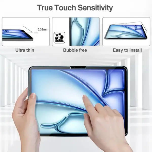 Premium Screen Protector for iPad Series – For all Apple iPad Models (iPad, iPad Pro, iPad Air, iPad Mini), Full Coverage, Ultra-Clarity, and Apple Pencil Ready - Image 3
