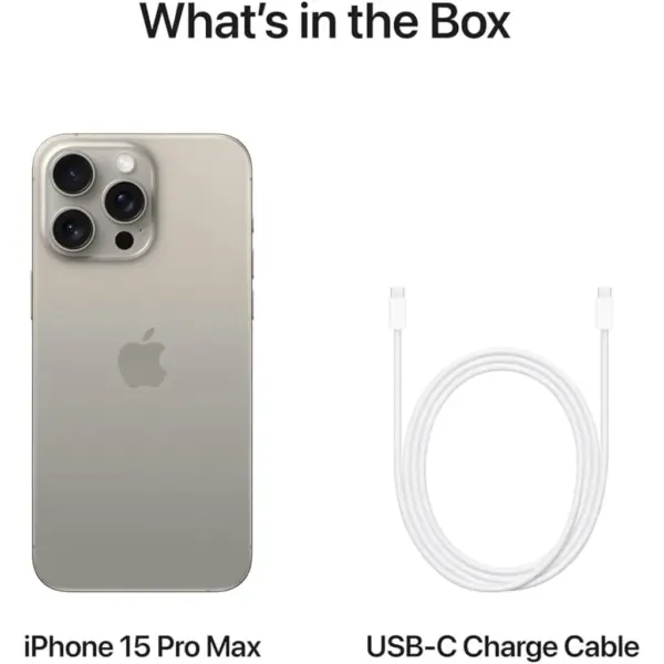 Apple iPhone 15 Pro max 256GB - 512GB - Natural Titanium, Blue Titanium - Image 5