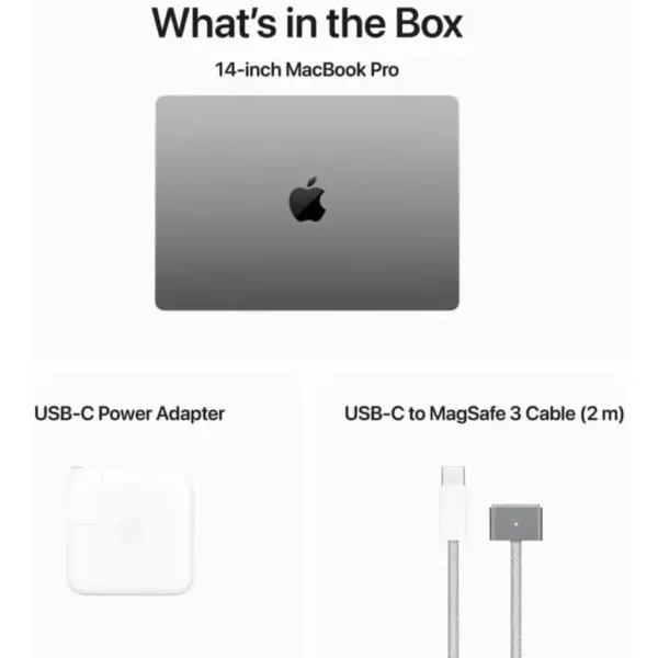 Apple MacBook Pro M3 chip with 8‑core CPU, 10‑core GPU: 14.2-inch Liquid Retina XDR Display, 8GB Memory, 512GB SSD - Space Gray , MTL73 - Image 5