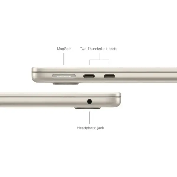 Apple MacBook Air with M3 chip 13-inch Liquid Retina Display, 8GB or 16GB RAM, 256GB or 512GB SSD - Midnight or Starlight , (MRXT3 - MRXW3 - MRXU3) - Image 2