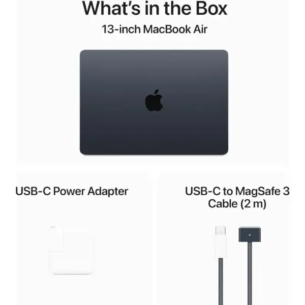 Apple MacBook Air with M3 chip 13-inch Liquid Retina Display, 8GB or 16GB RAM, 256GB or 512GB SSD - Midnight or Starlight , (MRXT3 - MRXW3 - MRXU3) - Image 6