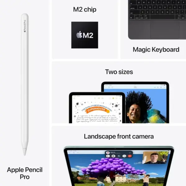 Apple 11-inch iPad Air (6th gen) With M2 Chip (Wi-Fi , 128GB or 256GB) - (Blue) - Image 4