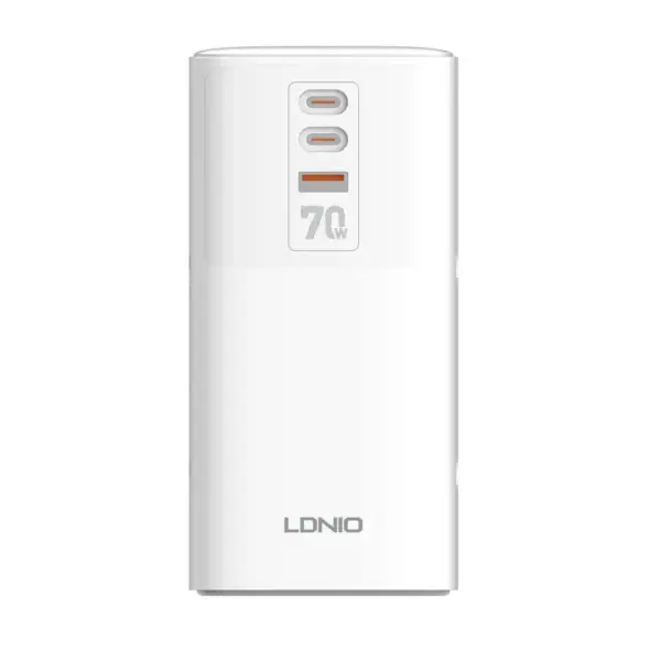 LDNIO SC4383, 4 Power Ports, 70W 2 USB-C PD Ports & 1 USB Port - Ultimate Charging Station - Image 4