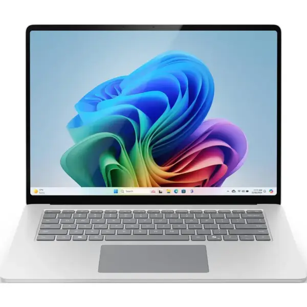 Microsoft Surface Laptop 7th Edition Copilot+ PC – 13.8" Touchscreen, Snapdragon X Plus, 16GB RAM, 256GB SSD – International Platinum - Image 1