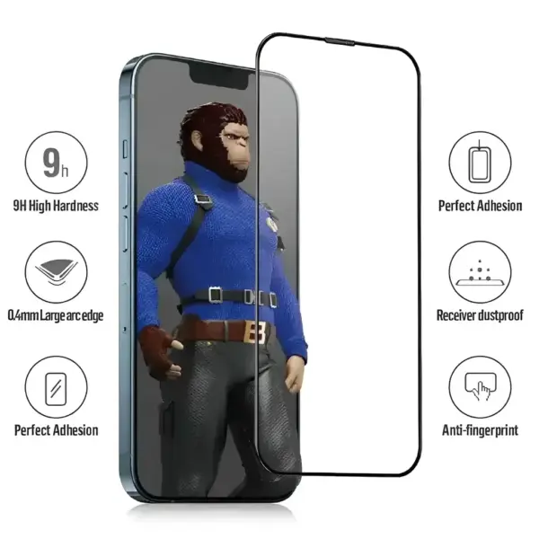 Corning Gorilla Glass Screen Protector for iPhone- Ultra-Tough Tempered Glass