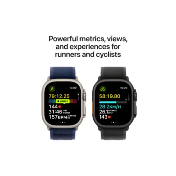 Apple Watch Ultra 2 - 49mm - Black With Black Ocean Band - Image 3