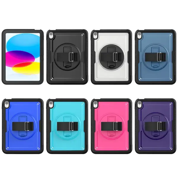 Hex S iPad Cover – Black & Blue Protective Case for All iPad Models - Image 1