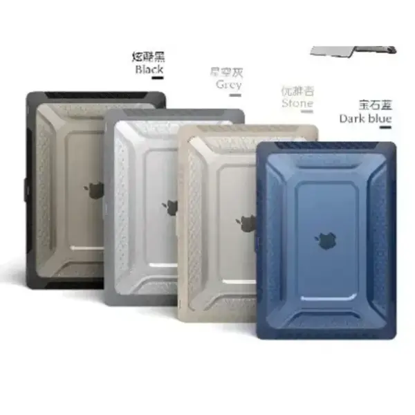 Optimus MacBook Cover – Shockproof Protective Case in Black, Blue, Brown & Gray | Sleek & Durable Design - Image 1