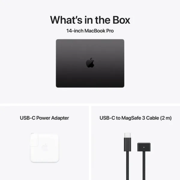 MacBook Pro 14-inch M5 – 16GB RAM, 512GB-1TB SSD – Space Black | (MDE04-MDE14) – New - Image 6