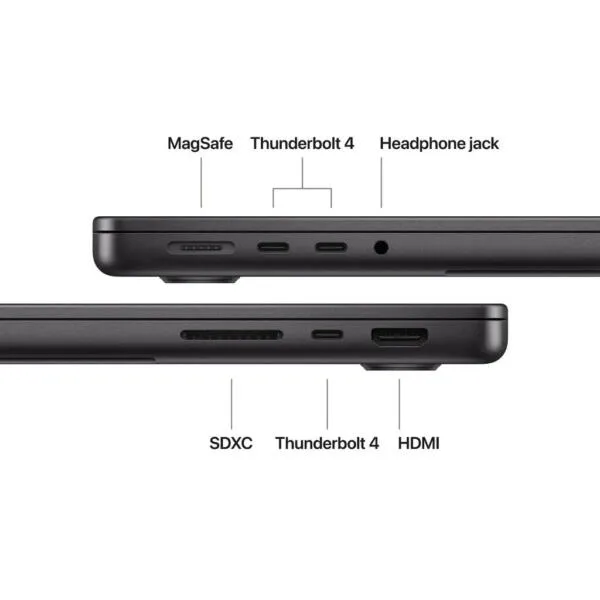 MacBook Pro 14-inch M5 – 16GB RAM, 512GB-1TB SSD – Space Black | (MDE04-MDE14) – New - Image 8