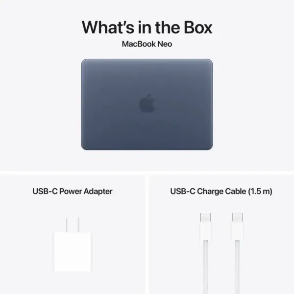 MacBook NEO 13-inch A18 Pro | 8GB RAM | 256GB SSD | Indigo | MHFF4-N - Image 6